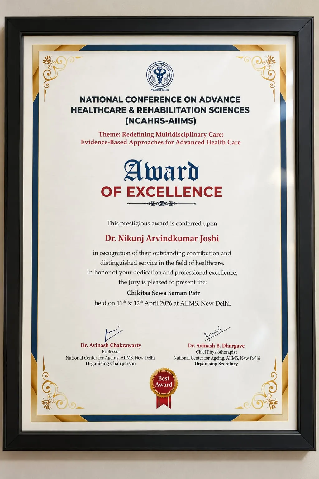Physiotherapy Clinical Excellence Award